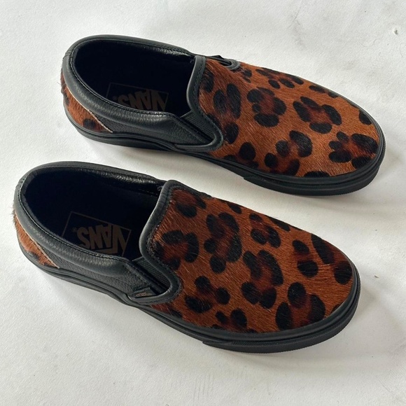 Leopard Print Vans Pony Hair 6.5 - Picture 6 of 6